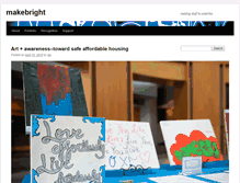 Tablet Screenshot of makebright.com